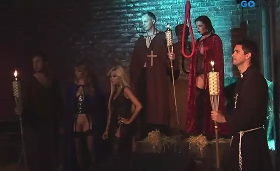 Explicit Orgy at Grand Mansion