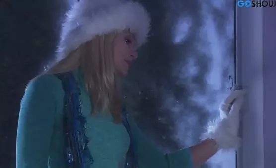 Blonde SnowGirl in Winter Hat Gives Him Oral Delights and More